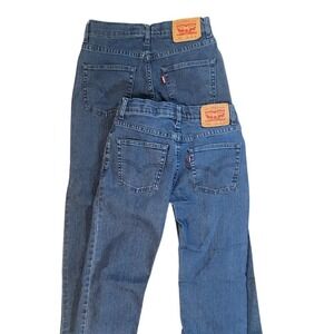 Kids Levi's 514 Straight Jeans Blue Size 12 Reg Bundle of 2 Pair